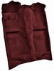 Molded Cut Pile Passenger Area Carpet for 1982-1986 Mercury Capri, 1982-1993 Ford Mustang [OE-Style Jute Backing, Maroon] - image 2