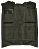 Molded Cut Pile Passenger Area Carpet for 1982-1986 Mercury Capri, 1982-1993 Ford Mustang [OE-Style Jute Backing, Gray] - image 1