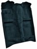 Molded Cut Pile Passenger Area Carpet for 1982-1986 Mercury Capri, 1982-1993 Ford Mustang [OE-Style Jute Backing, Regatta Blue] - image 2