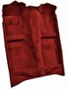 Molded Cut Pile Passenger Area Carpet for 1982-1986 Mercury Capri, 1982-1993 Ford Mustang [Mass Backing, Red] - image 2