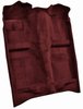 Molded Cut Pile Passenger Area Carpet for 1982-1986 Mercury Capri, 1982-1993 Ford Mustang [Mass Backing, Maroon] - image 2