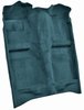 Molded Cut Pile Passenger Area Carpet for 1982-1986 Mercury Capri, 1982-1993 Ford Mustang [Mass Backing, Blue] - image 2