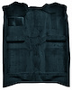 Molded Cut Pile Passenger Area Carpet for 1982-1986 Mercury Capri, 1982-1993 Ford Mustang [Mass Backing, Regatta Blue] - image 1
