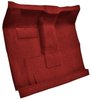 Molded Loop Passenger Area Carpet for 1961-1964 Ford F-100, F-250, F-350 Truck [High Tunnel, Mass Backing, Red] - image 2
