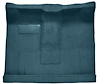 Molded Loop Passenger Area Carpet for 1961-1964 Ford F-100, F-250, F-350 Truck [High Tunnel, Mass Backing, Ford Blue] - image 1