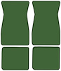 Molded Loop Floor Mats for 1970-1973 Chevrolet Camaro, Ponitac Firebird/Trans Am [4-Piece, Green] - image 1