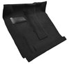 Molded Loop Passenger Area Carpet for 1961-1964 Ford F-100, F-250, F-350 Truck [Low Tunnel, OE-Style Jute Backing, Black] - image 2