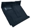 Molded Loop Passenger Area Carpet for 1961-1964 Ford F-100, F-250, F-350 Truck [Low Tunnel, OE-Style Jute Backing, Dark Blue] - image 2