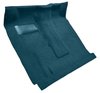 Molded Loop Passenger Area Carpet for 1961-1964 Ford F-100, F-250, F-350 Truck [Low Tunnel, Mass Backing, Ford Blue] - image 2