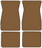 Molded Cut Pile Floor Mats for 1974-1981 Chevrolet Camaro, Ponitac Firebird/Trans Am [4-Piece, Buckskin] - image 1