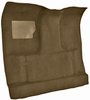 Molded Cut Pile Interior Carpet for 1974-1979 Ford F-100, F-150 Truck [Reg. Cab, Low Tunnel, OE Jute Backing, Dark Saddle] - image 2