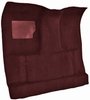 Molded Cut Pile Interior Carpet for 1974-1979 Ford F-100, F-150 Truck [Reg. Cab, Low Tunnel, Mass Backing, Maroon] - image 2