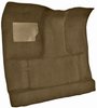 Molded Cut Pile Interior Carpet for 1974-1979 Ford F-100, F-150 Truck [Reg. Cab, Low Tunnel, Mass Backing, Dark Saddle] - image 2