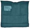Molded Cut Pile Interior Carpet for 1974-1979 Ford F-100, F-150 Truck [Reg. Cab, Low Tunnel, Mass Backing, Blue] - image 1