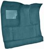 Molded Cut Pile Interior Carpet for 1974-1979 Ford F-100, F-150 Truck [Reg. Cab, Low Tunnel, Mass Backing, Blue] - image 2