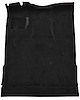 Molded Cut Pile Interior Carpet for 1974-1979 Ford F-150, F-250, F-350 [Ext. Cab, Low Tunnel, Mass Backing, Black] - image 1