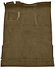 Molded Cut Pile Interior Carpet for 1974-1979 Ford F-150, F-250, F-350 [Ext. Cab, Low Tunnel, Mass Backing, Dark Saddle] - image 1