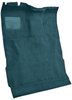 Molded Cut Pile Interior Carpet for 1974-1979 Ford F-150, F-250, F-350 [Ext. Cab, Low Tunnel, Mass Backing, Blue] - image 2