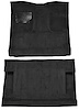 Molded Cut Pile Interior Carpet for 1975-1979 Ford F-250, F-350 [2WD, Crew Cab, Mass Backing, Black] - image 1