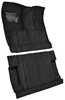 Molded Cut Pile Interior Carpet for 1975-1979 Ford F-250, F-350 [2WD, Crew Cab, Mass Backing, Black] - image 2