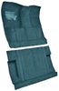 Molded Cut Pile Interior Carpet for 1975-1979 Ford F-250, F-350 [2WD, Crew Cab, Mass Backing, Blue] - image 2