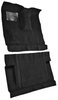 Molded Cut Pile Interior Carpet for 1975-1979 Ford F-250, F-350 [4WD, Crew Cab, OE-Style Jute Backing, Black] - image 2