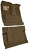 Molded Cut Pile Interior Carpet for 1975-1979 Ford F-250, F-350 [4WD, Crew Cab, OE-Style Jute Backing, Dark Saddle] - image 2