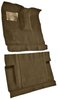 Molded Cut Pile Interior Carpet for 1975-1979 Ford F-250, F-350 [4WD, Crew Cab, Mass Backing, Dark Saddle] - image 2