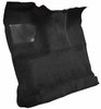 Molded Cut Pile Interior Carpet Fits Select 1980-1986 Ford Trucks [Reg. Cab, Low Tunnel, OE-Style Jute Backing, Black] - image 2