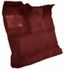 Molded Cut Pile Interior Carpet Fits Select 1980-1986 Ford Trucks [Reg. Cab, Low Tunnel, OE-Style Jute Backing, Oxblood] - image 2