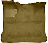 Molded Cut Pile Interior Carpet Fits Select 1980-1986 Ford Trucks [Reg. Cab, Low Tunnel, OE-Style Jute Backing, Gold] - image 1