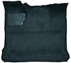 Molded Cut Pile Interior Carpet Fits Select 1980-1986 Ford Trucks [Reg. Cab, Low Tunnel, OE-Style Jute Backing, Regatta Blue] - image 1