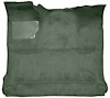 Molded Cut Pile Interior Carpet Fits Select 1980-1986 Ford Trucks [Reg. Cab, Low Tunnel, Mass Backing, Sage Green] - image 1