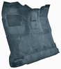 Molded Cut Pile Interior Carpet Fits Select 1980-1986 Ford Trucks [Reg. Cab, High Tunnel, OE-Style Jute Backing, Crystal Blue] - image 2