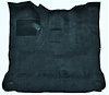 Molded Cut Pile Interior Carpet Fits Select 1980-1986 Ford Trucks [Reg. Cab, High Tunnel, OE-Style Jute Backing, Regatta Blue] - image 1