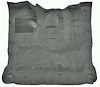 Molded Cut Pile Interior Carpet Fits Select 1980-1986 Ford Trucks [Reg. Cab, High Tunnel, Mass Backing, Dark Gray] - image 1