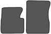 Molded Loop Floor Mats for 1955-1958 Chevrolet and GMC Trucks [2-Piece, Gunmetal Gray] - image 1