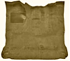 Molded Cut Pile Interior Carpet Fits Select 1980-1986 Ford Trucks [Reg. Cab, High Tunnel, Mass Backing, Gold] - image 1