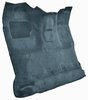Molded Cut Pile Interior Carpet Fits Select 1980-1986 Ford Trucks [Reg. Cab, High Tunnel, Mass Backing, Crystal Blue] - image 2