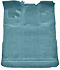 Molded Cut Pile Interior Carpet Fits Select 1980-1997 Ford Trucks [Extended Cab, Low Tunnel, OE-Style Jute Backing, Blue] - image 1