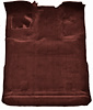 Molded Cut Pile Interior Carpet Fits Select 1980-1997 Ford Trucks [Extended Cab, Low Tunnel, OE-Style Jute Backing, Oxblood] - image 1