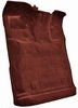 Molded Cut Pile Interior Carpet Fits Select 1980-1997 Ford Trucks [Extended Cab, Low Tunnel, OE Jute Backing, Maple/Canyon] - image 2