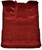 Molded Cut Pile Interior Carpet Fits Select 1980-1997 Ford Trucks [Extended Cab, Low Tunnel, Mass Backing, Red] - image 1