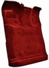 Molded Cut Pile Interior Carpet Fits Select 1980-1997 Ford Trucks [Extended Cab, Low Tunnel, Mass Backing, Red] - image 2
