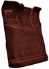 Molded Cut Pile Interior Carpet Fits Select 1980-1997 Ford Trucks [Extended Cab, Low Tunnel, Mass Backing, Oxblood] - image 2