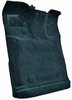 Molded Cut Pile Interior Carpet Fits Select 1980-1997 Ford Trucks [Extended Cab, Low Tunnel, Mass Backing, Regatta Blue] - image 2