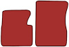 Molded Loop Floor Mats for 1959 Chevrolet and GMC Trucks [2-Piece, Red] - image 1