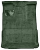 Molded Cut Pile Interior Carpet Fits Select 1980-1997 Ford Trucks [Extended Cab, High Tunnel, OE-Style Jute Backing, Sage Green] - image 1