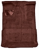 Molded Cut Pile Interior Carpet Fits Select 1980-1997 Ford Trucks [Extended Cab, High Tunnel, OE Jute Backing, Maple/Canyon] - image 1