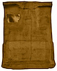 Molded Cut Pile Interior Carpet Fits Select 1980-1997 Ford Trucks [Extended Cab, High Tunnel, Mass Backing, Chamoise] - image 1